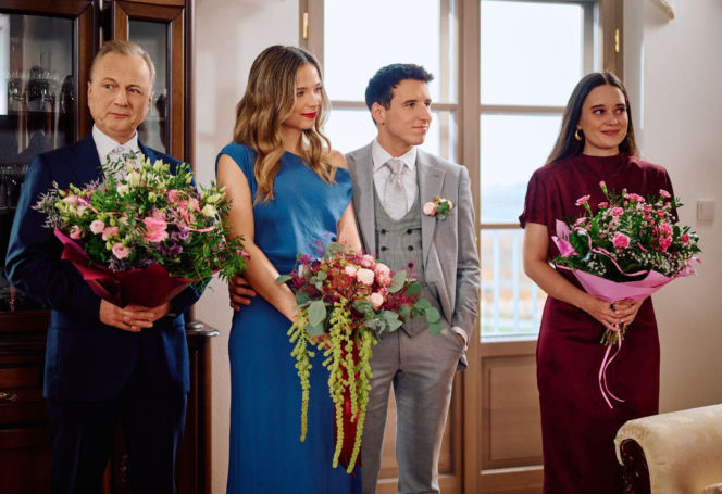 Na Wspólnej, odcinek 4174: Prowokacja Kaliny w dniu ślubu kończy się dramatycznym upadkiem ze schodów - ZDJĘCIA