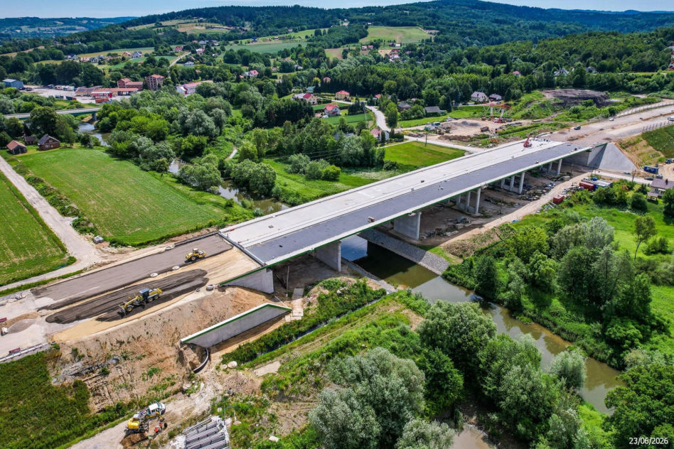 Budowa S19 - Babica Jawornik z najwyższą estakadą w Polsce