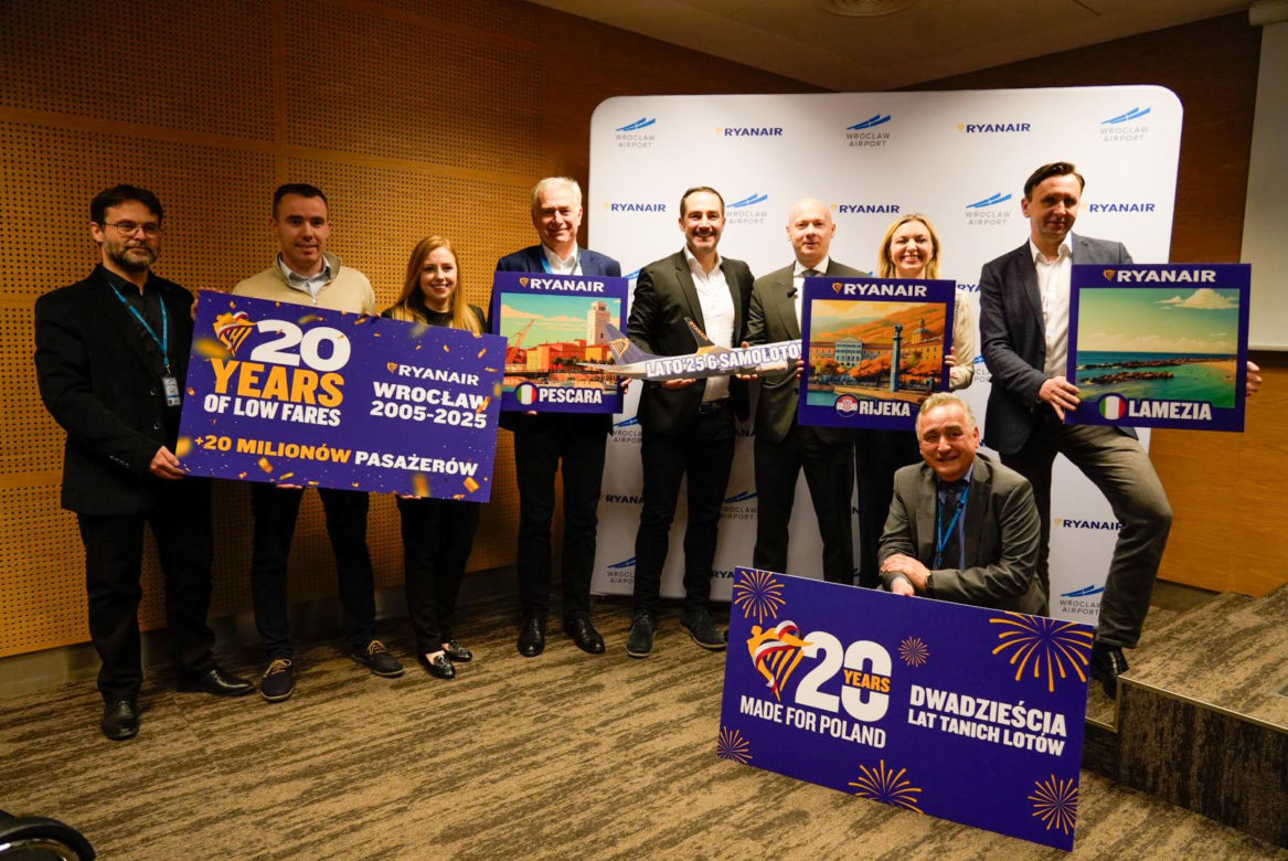 Ryanair działa 20 lat w Polsce