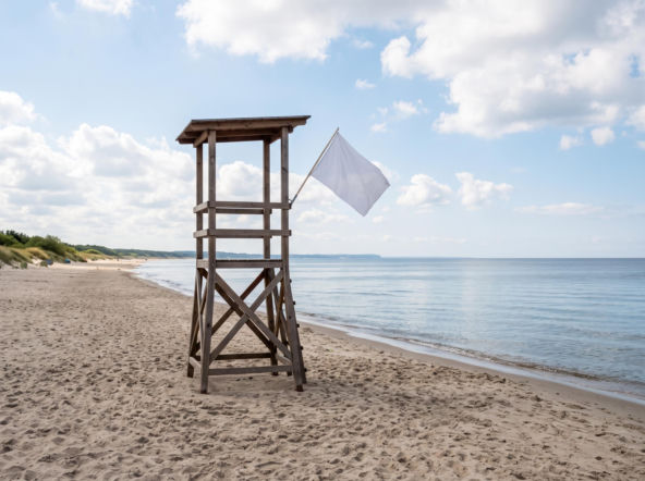 Sinice Chłopy. Czy w Chłopach można się kąpać 05.08? Flaga, warunki pogodowe