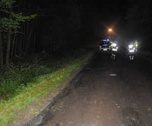 Wypadek w Zmiennicy na Podkarpaciu