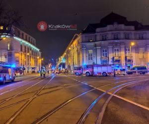 Groźny pożar w budynku Filharmonii Krakowskiej