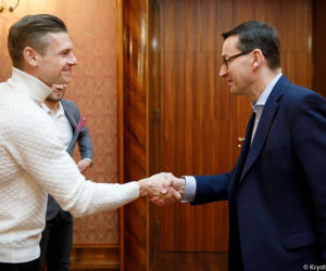 Łukasz Piszczek na śniadaniu z premierem