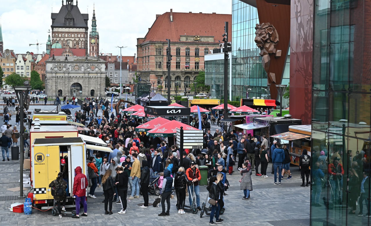 Food Trucki opanowały Forum Gdańsk