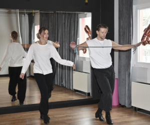 Sebastian Fabijański na probach do Tańca z Gwiazdami