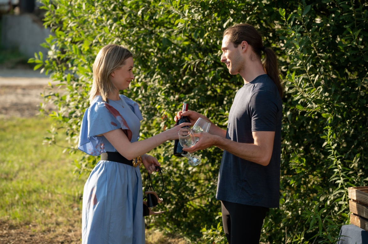 Barwy szczęścia, odcinek 2760: Sofia (Valeri Guliaieva), Cezary Rawicz (Marcel Opaliński)