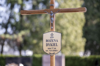 Tak wygląda grób Bożeny Dykiel