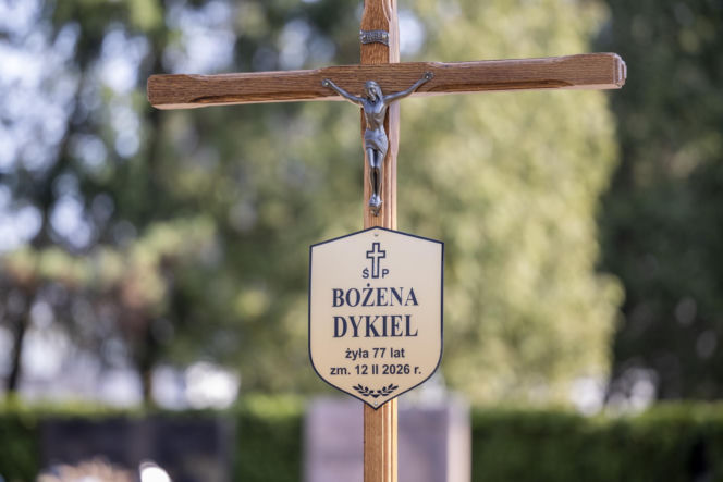 Tak wygląda grób Bożeny Dykiel