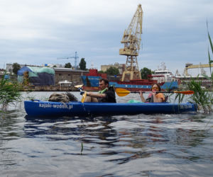 Kajakowy Eko Patrol sprzątał okolice Wyspy Grodzkiej i Kanału Zielonego