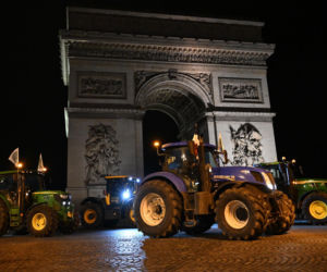 Protestyrolników w Paryżu