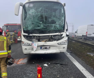 Karambol na autostradzie A4. Zderzyło się 7 samochodów