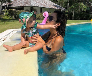 Natalia Siwiec na Bali z córeczką