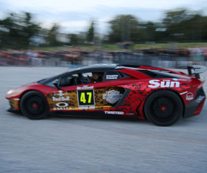 Gumball 3000 2017 w Warszawie pod Stadionem Narodowym