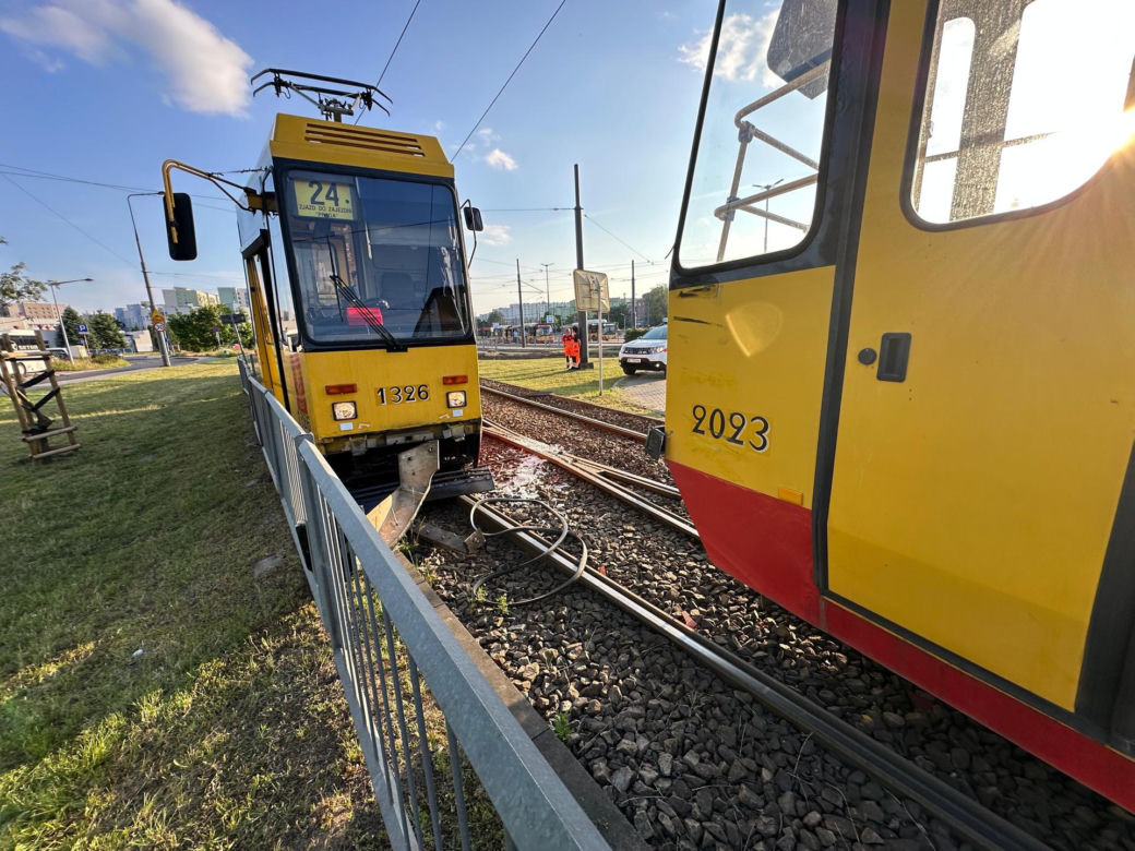 Zderzenie tramwajów - Bemowo