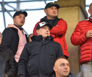 PRES Grupa Dewloperska Toruń - Abramczyk Polonia Bydgoszcz, zdjęcia kibiców i zawodników z pożegnania Adriana Miedzińskiego