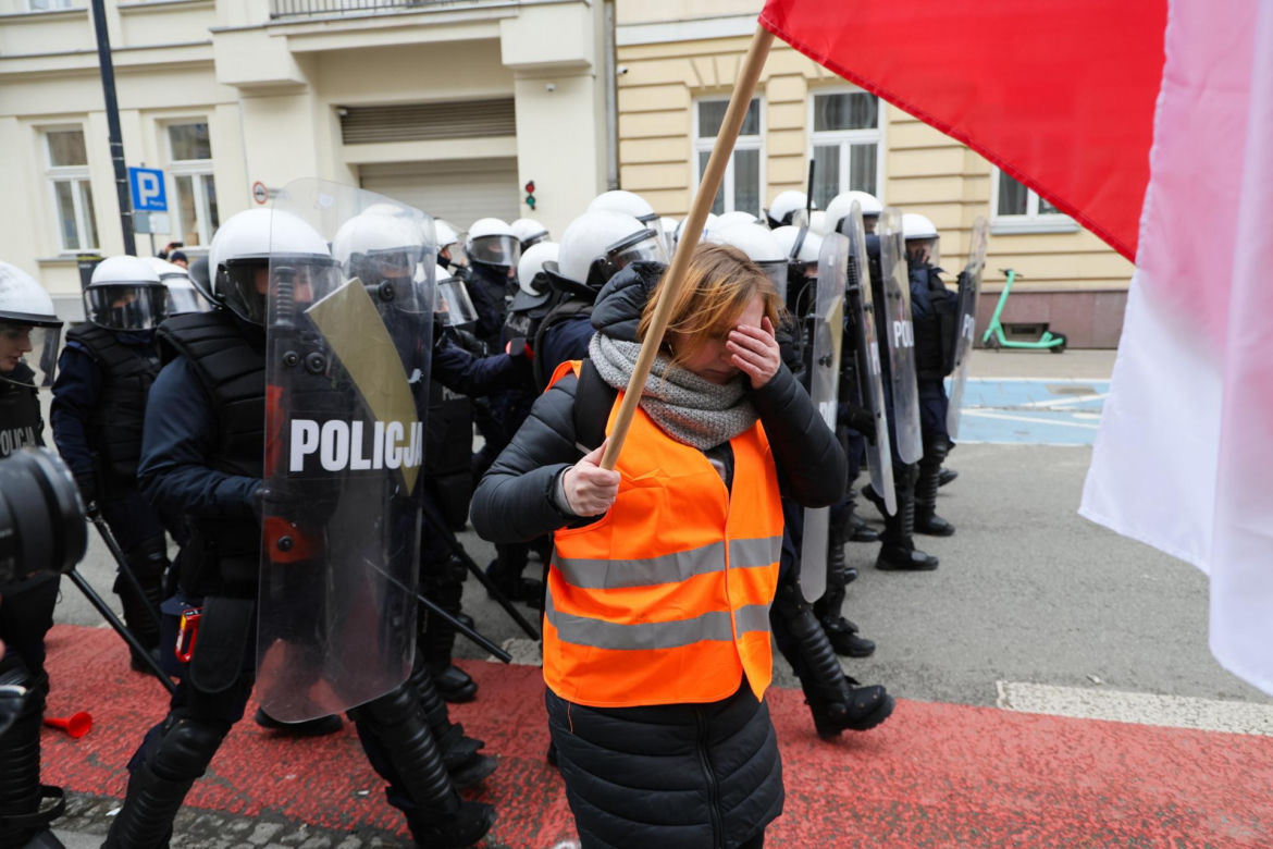Protest rolników w Warszawie 6.03.2024