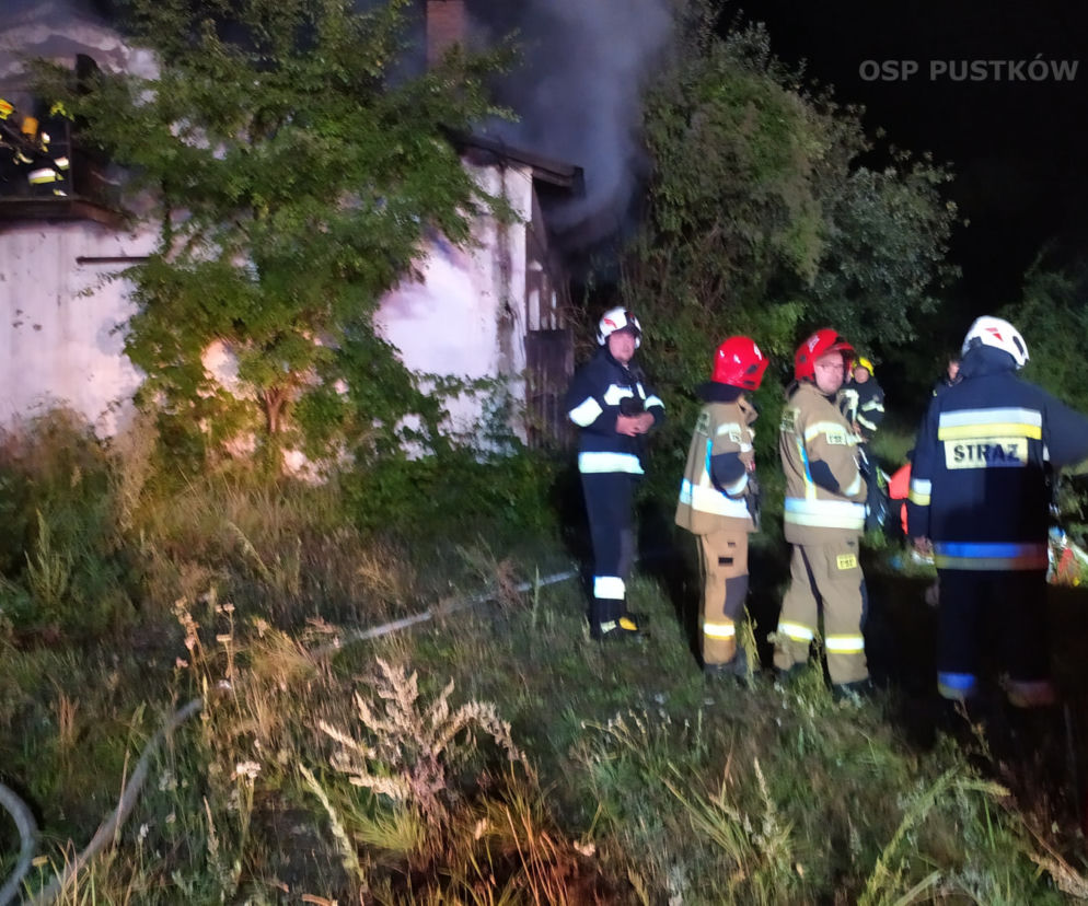 Pożar Cieszyce pod Wrocławiem 