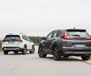 Subaru Forester e-BOXER vs Honda CR-V Hybrid