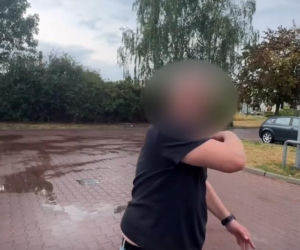 „Banderowcy jesteście”. Awantura na parkingu w Świebodzicach nagrana telefonem