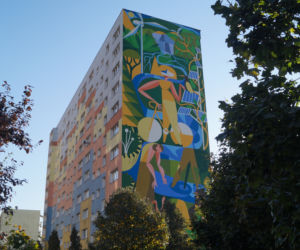 W Bydgoszczy powstał nowy mural. Działa na środowisko jak 400 drzew! 
