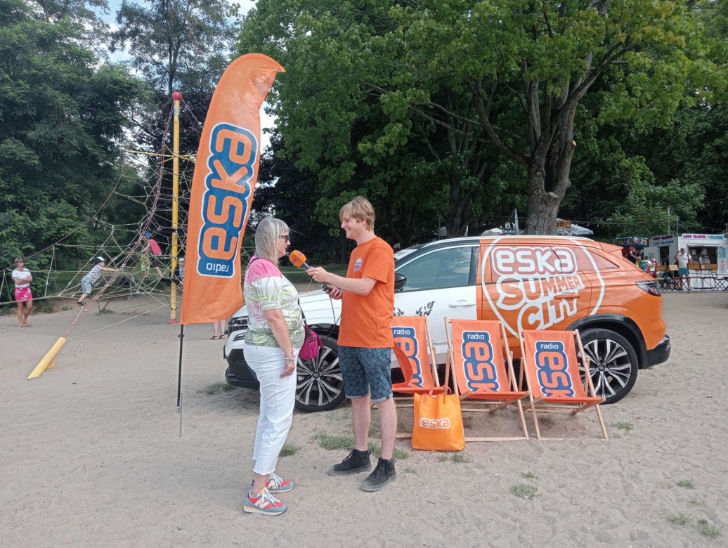 Eska Summer City Olsztyn. Pomarańczowa ekipa na Plaży Miejskiej