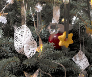 Koronkowa choinka