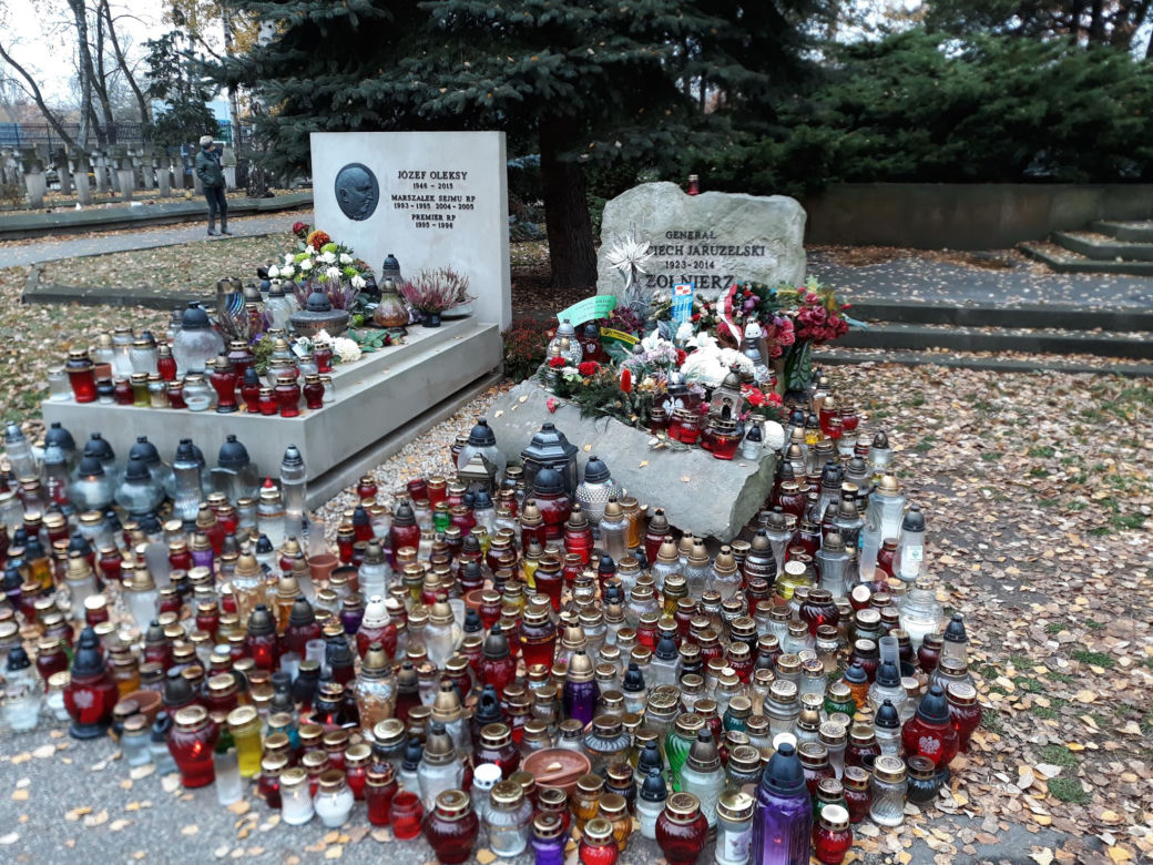 Grób Wojciecha Jaruzelskiego 4.11.2018