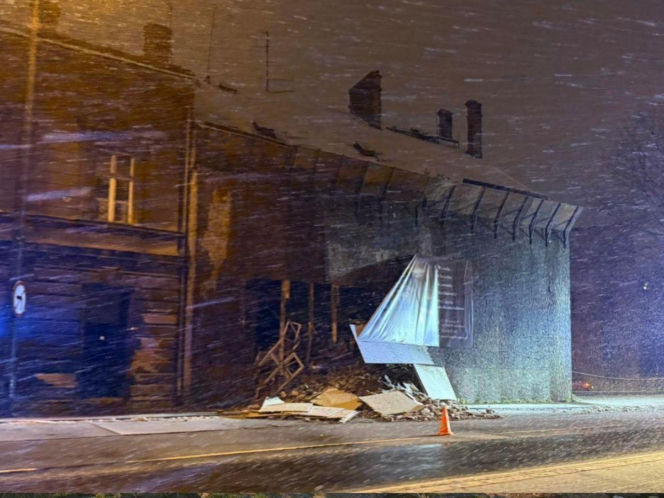 Zawalona kamienica Bielsko-Biała