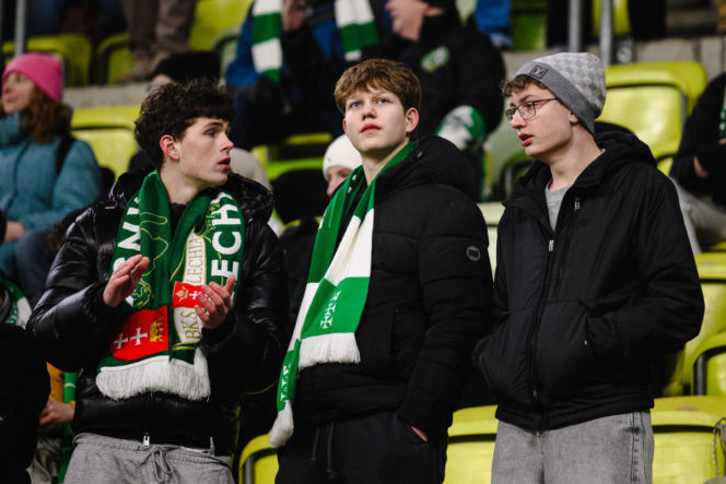 Lechia Gdańsk - Cracovia, zdjęcia kibiców z meczu 20. kolejki PKO BP Ekstraklasy