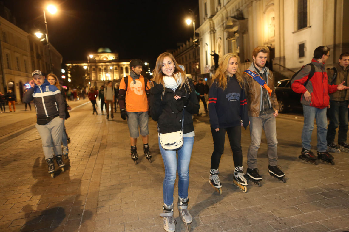 Nightskating Warszawa