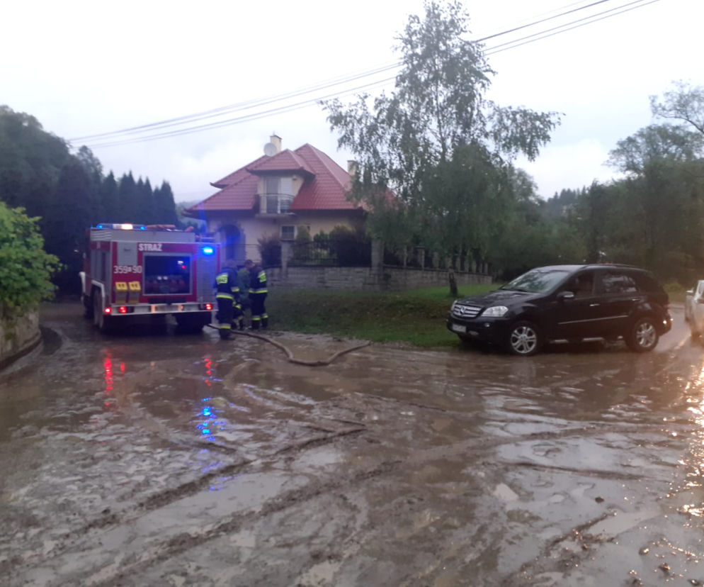 niedzielna ulewa
