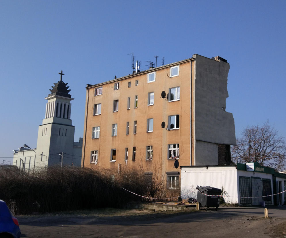 Wybuch w kamienicy na Dębcu