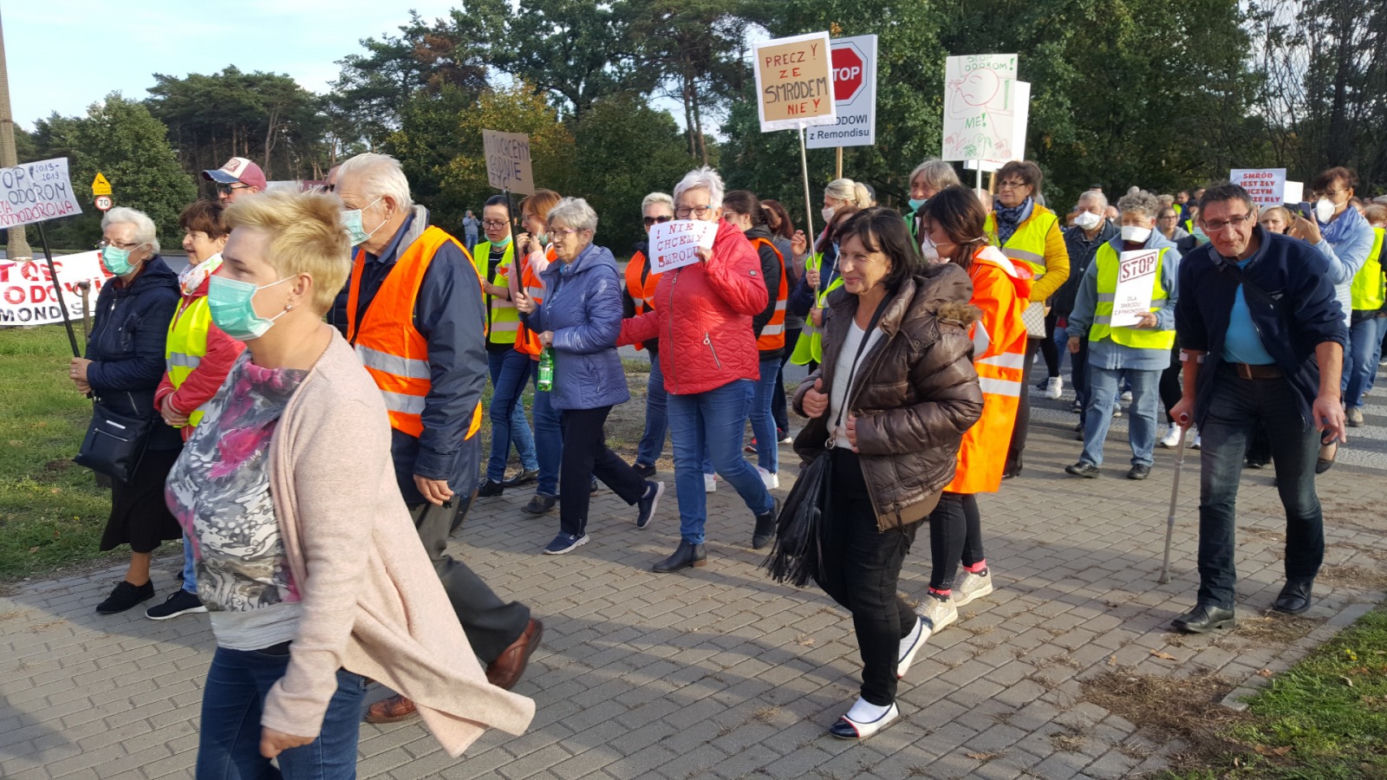 Mieszkańcy Siernieczka zablokowali ul. Fordońską