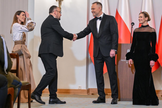 Nawroccy zadali szyku na spotkaniu z Korpusem Dyplomatycznym