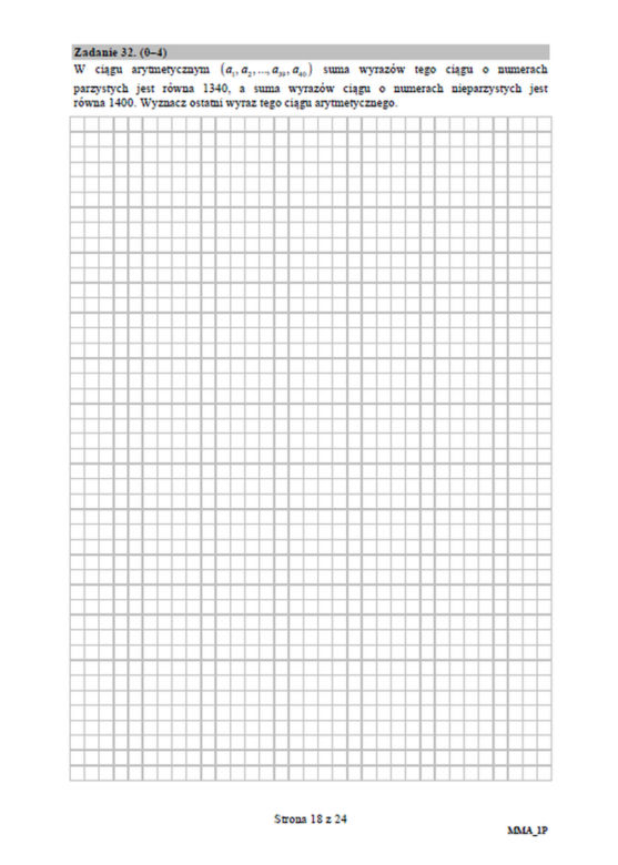 Matura poprawkowa 2019 - MATEMATYKA [ARKUSZE CKE, ZADANIA, ODPOWIEDZI]