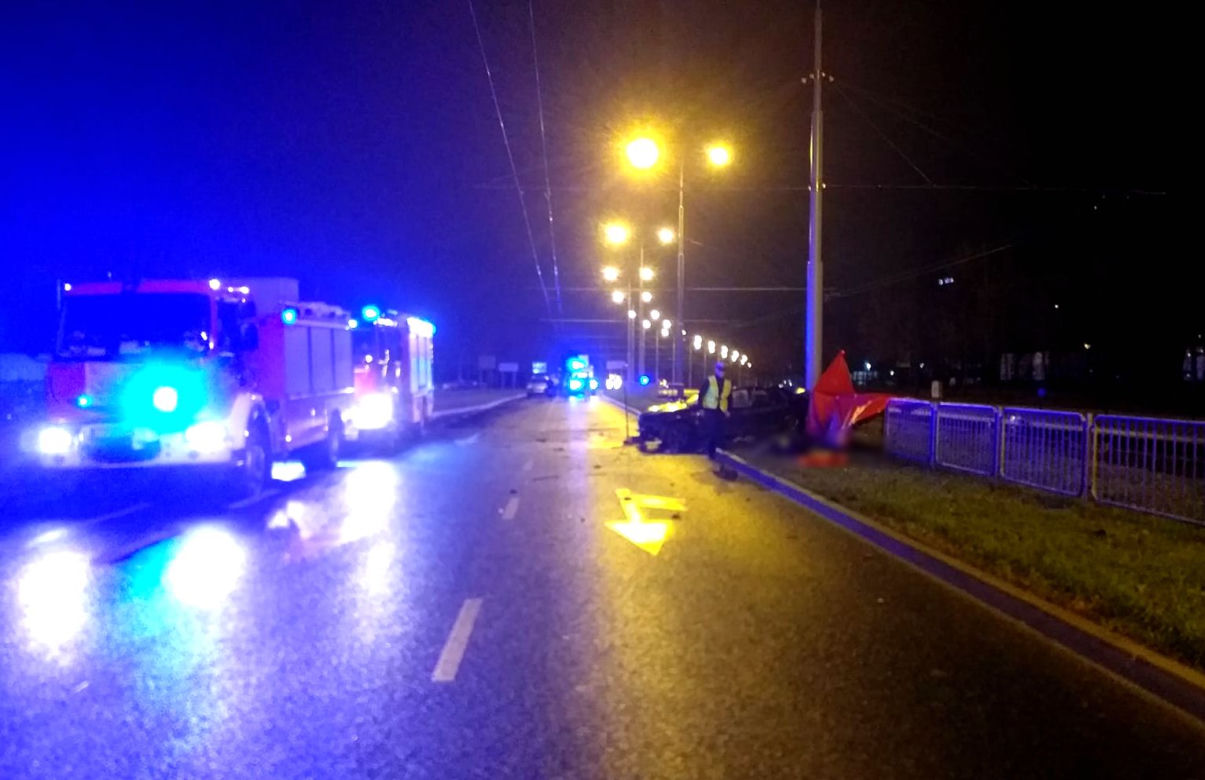 Śmiertelny wypadek samochodowy w Lublinie