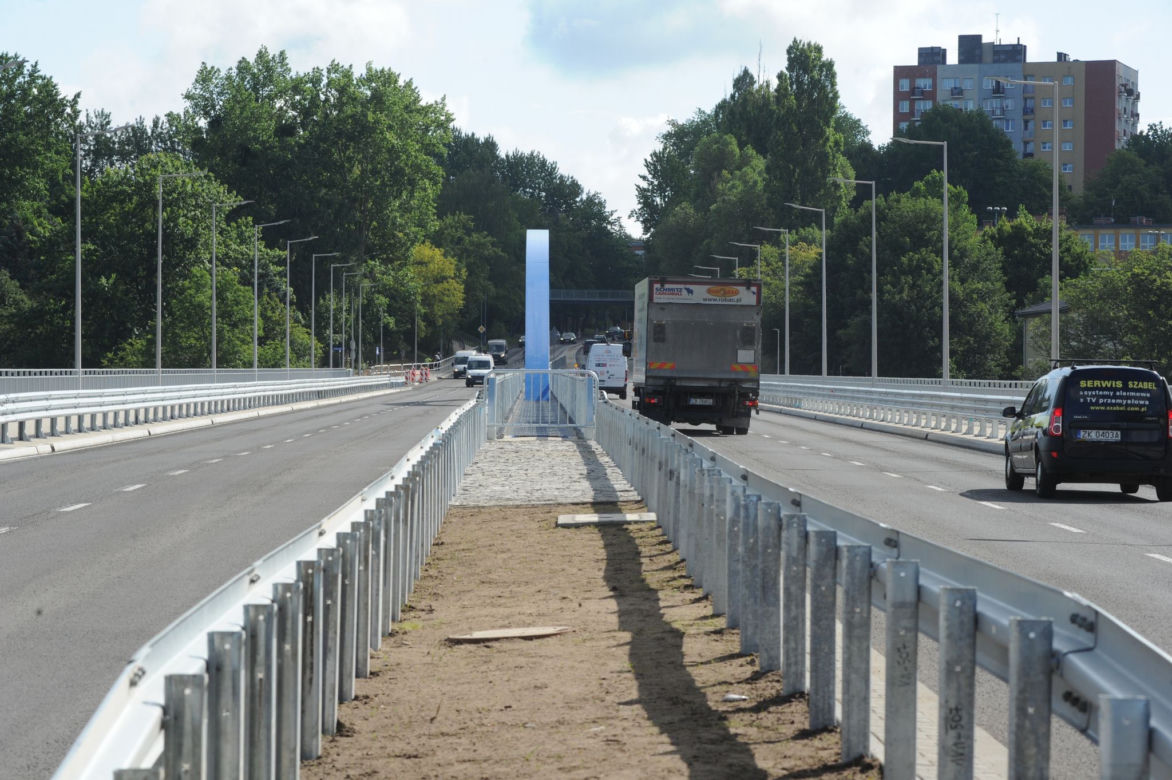 Nowy wiadukt w Koszalinie
