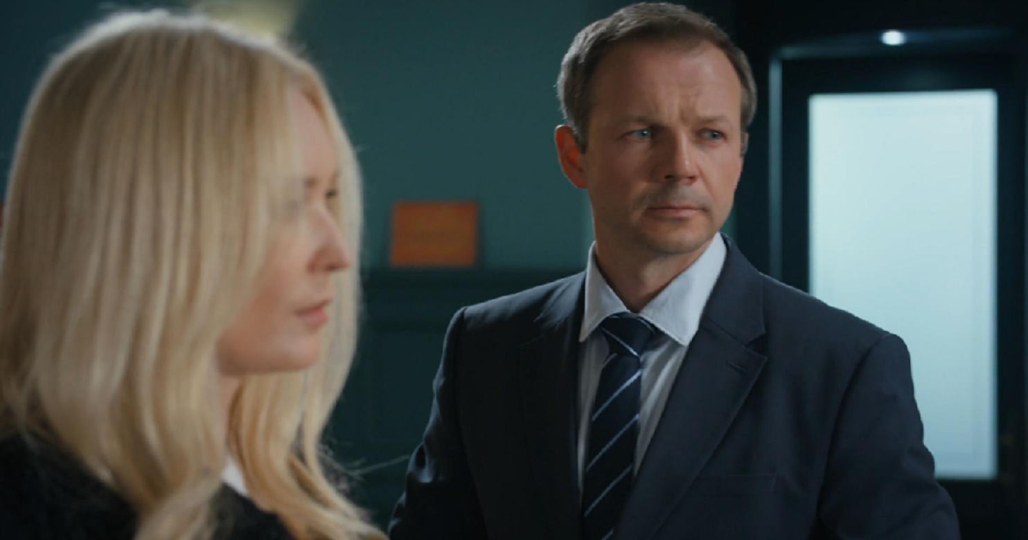 Barwy szczęścia, odcinek 3259. Karolina (Marta Dąbrowska), Bruno (Lesław Żurek)