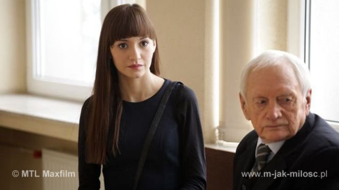 M jak MIŁOŚĆ odc. 986. LUCJAN (Witold Pyrkosz), JANKA (Joanna Osyda)