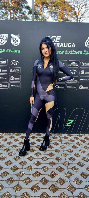 Kandydatka z GKM-u Grudziądz w konkursie Miss Startu PGE Ekstraligi 2023 - Magdalena Kolasińska