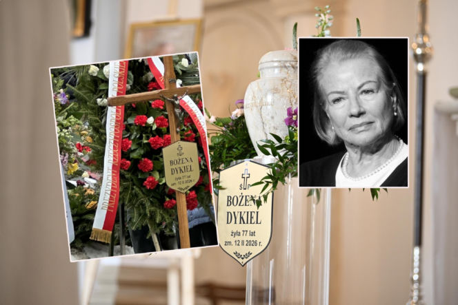 Bożena Dykiel spoczęła na Powązkach Wojskowych