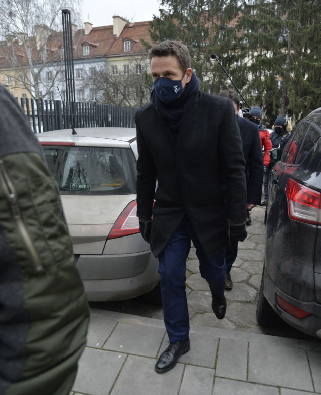 Przesłuchanie Rafała Trzaskowskiego na policji