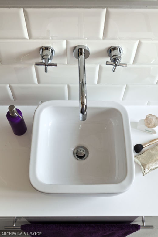 Umywalka nablatowa w stylu loft