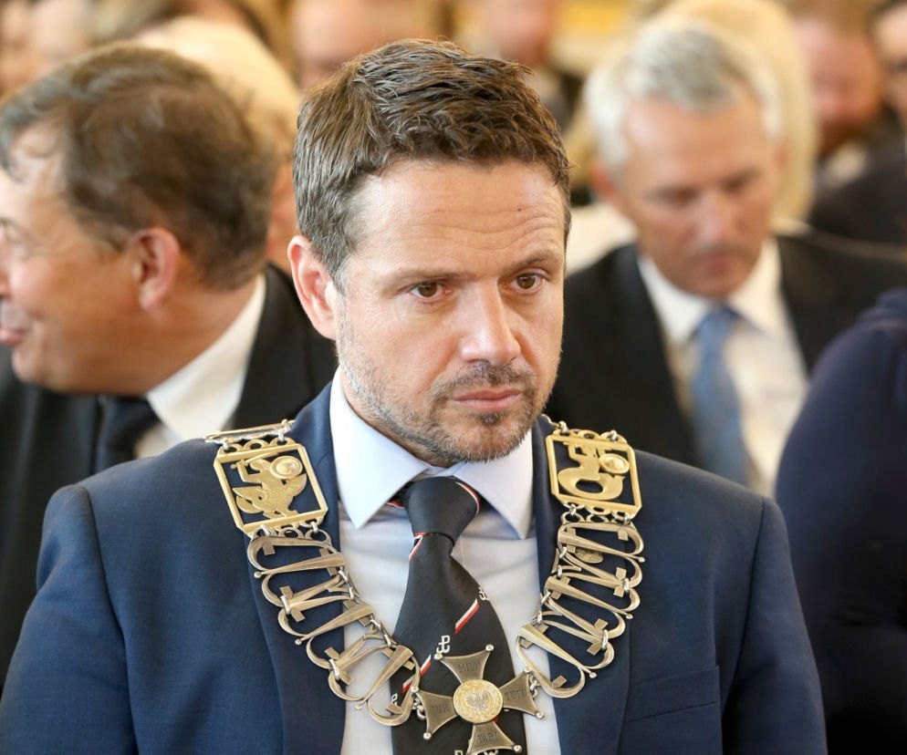 Trzaskowski smutny