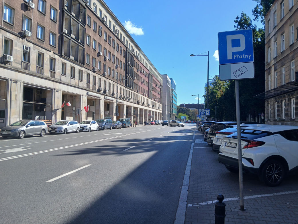 Ulica Krucza w Warszawie przed przebudową