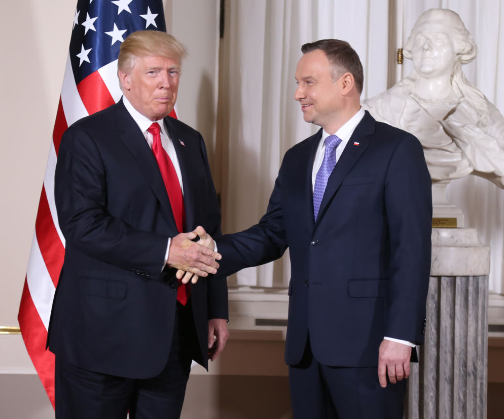 Andrzej Duda i Donald Trump 