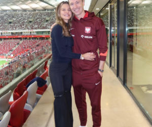 Znane osoby na meczu Polska - Albania w barażach o awans na Mistrzostwa Świata. Zobacz zdjęcia