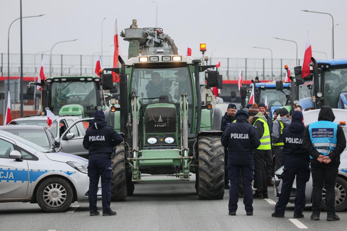 Protesty rolników na Mazowszu
