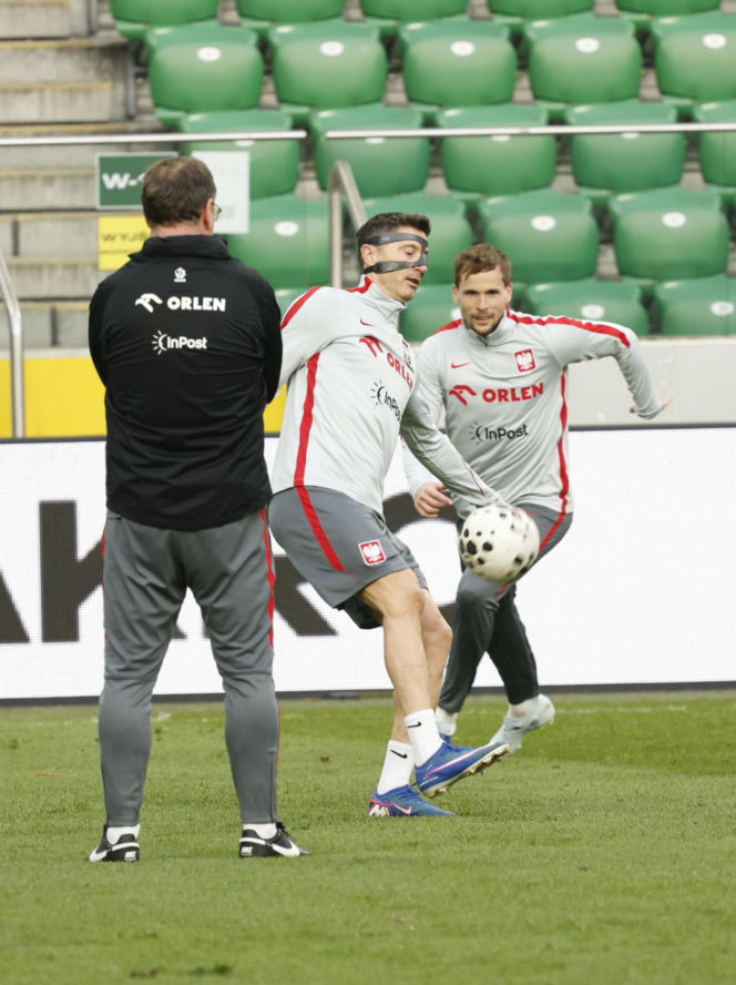 Trening reprezentacji Polski w Warszawie