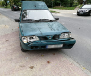 Olsztyn: 100-letni kierujący doprowadził do kolizji drogowej